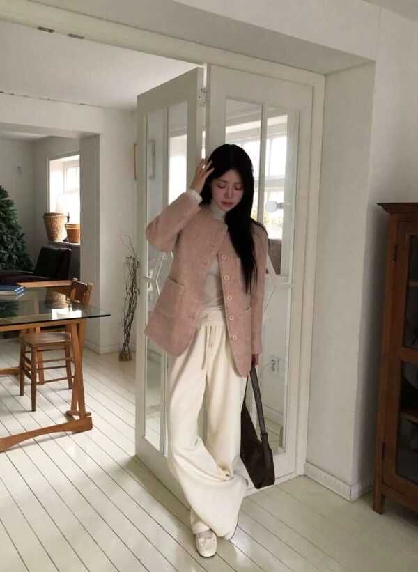 W31 夏洛特的法式毛呢中長款大衣外套