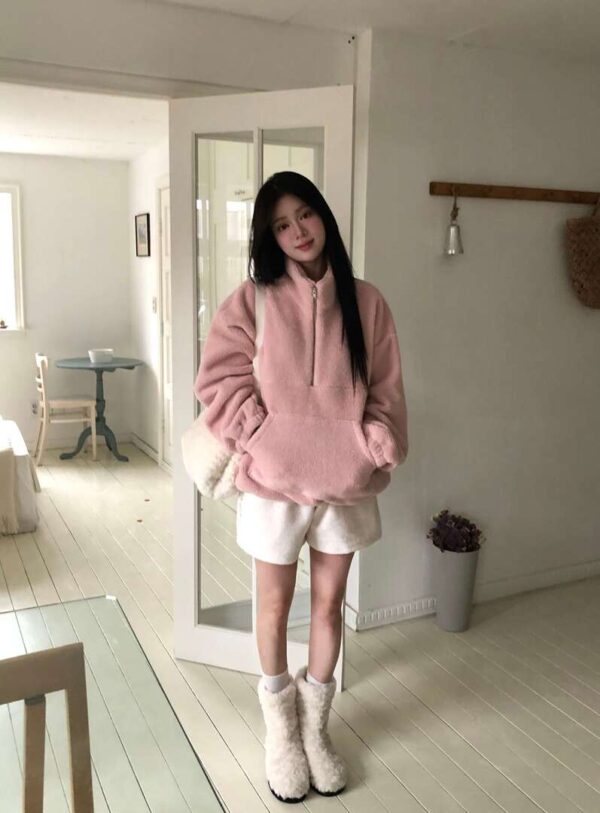 1 (4) W35 Vera薇拉的短絨毛針織短褲