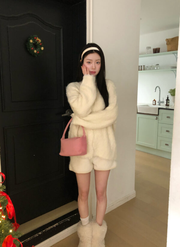 Y02 Hyde Park海德公園的軟Q長絨羊毛外套