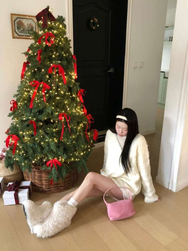 Y02 Hyde Park海德公園的軟Q長絨羊毛外套