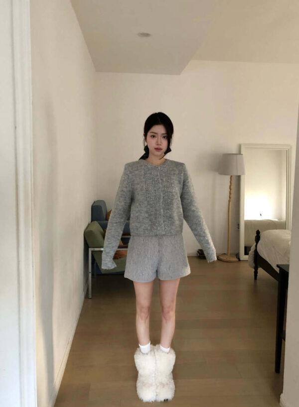 Y03 萊妮的絨毛顯瘦短褲