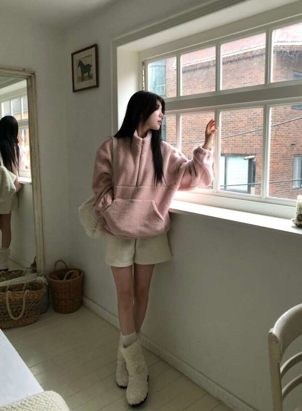 1 (6) W35 Vera薇拉的短絨毛針織短褲