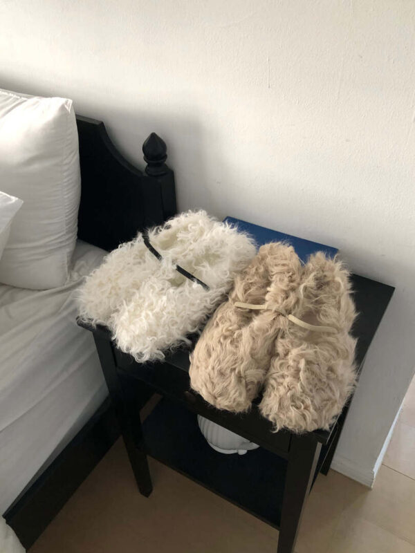 Y36 Simena西梅娜的毛毛羊毛瑪莉珍鞋