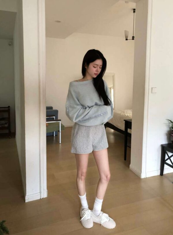 Y03 萊妮的絨毛顯瘦短褲