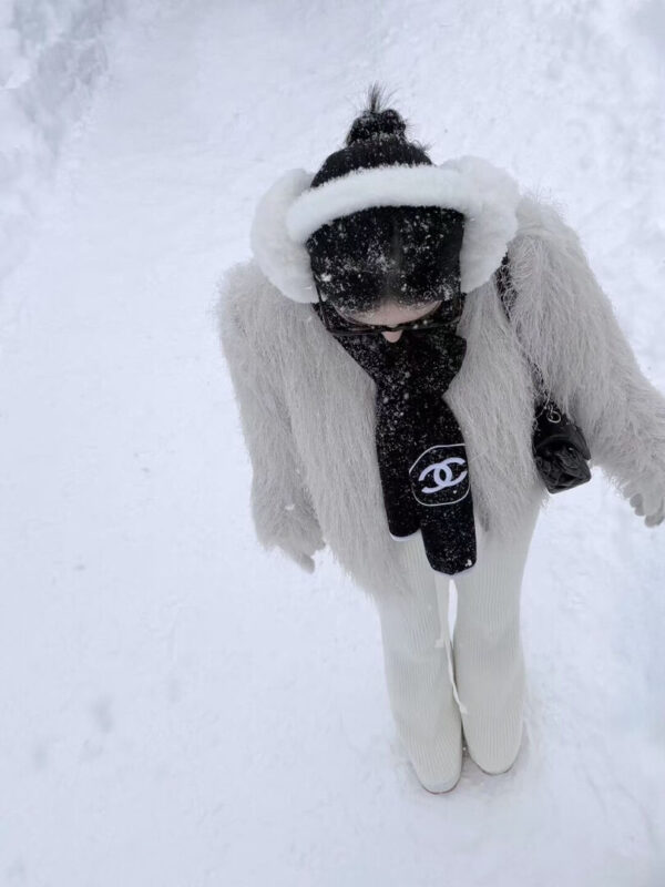 Y57 Beryl貝拉的細閃柔軟毛毛外套