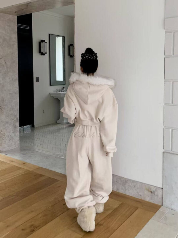 Y55 Lena莉娜的絨毛內刷毛帽t外套