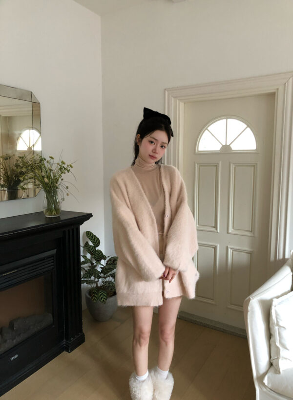 Y25 伊麗莎白的柔軟天絲羊毛彈力高領上衣