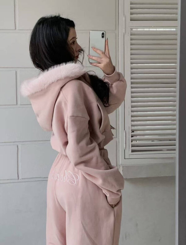 Y55 Lena莉娜的絨毛內刷毛帽t外套