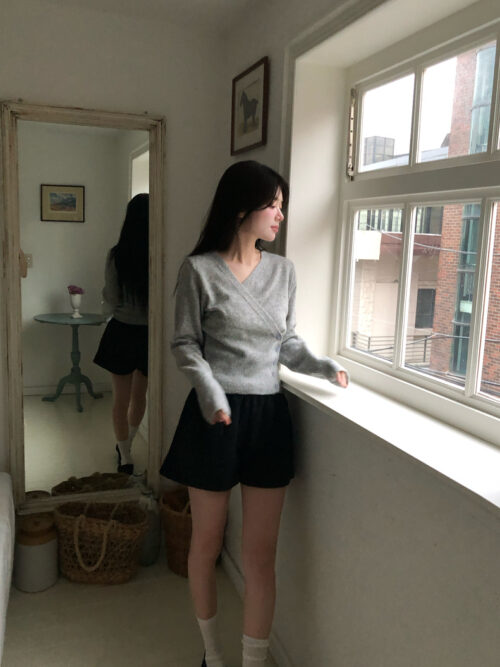 W35 Vera薇拉的短絨毛針織短褲