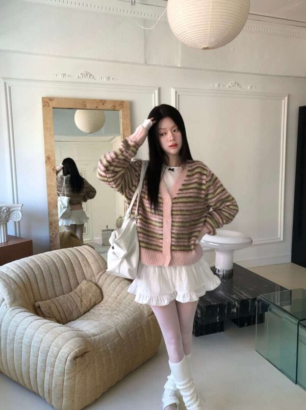 Z28 Nadia娜迪亞的鬆緊腰蕾絲裙子