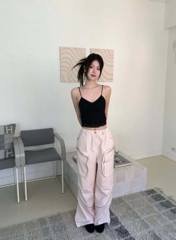 Z10 布里安妮的精緻小花蕾絲bra top背心