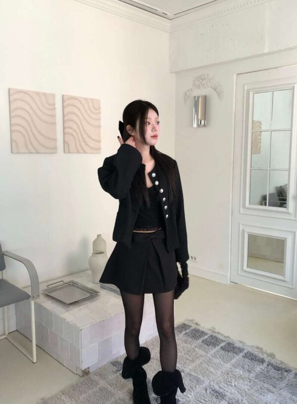 Z03 Vienna維也納晚宴的蝴蝶結百褶裙