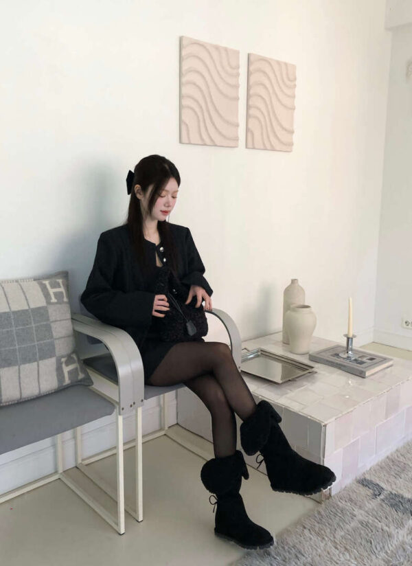 Z03 Vienna維也納晚宴的蝴蝶結百褶裙