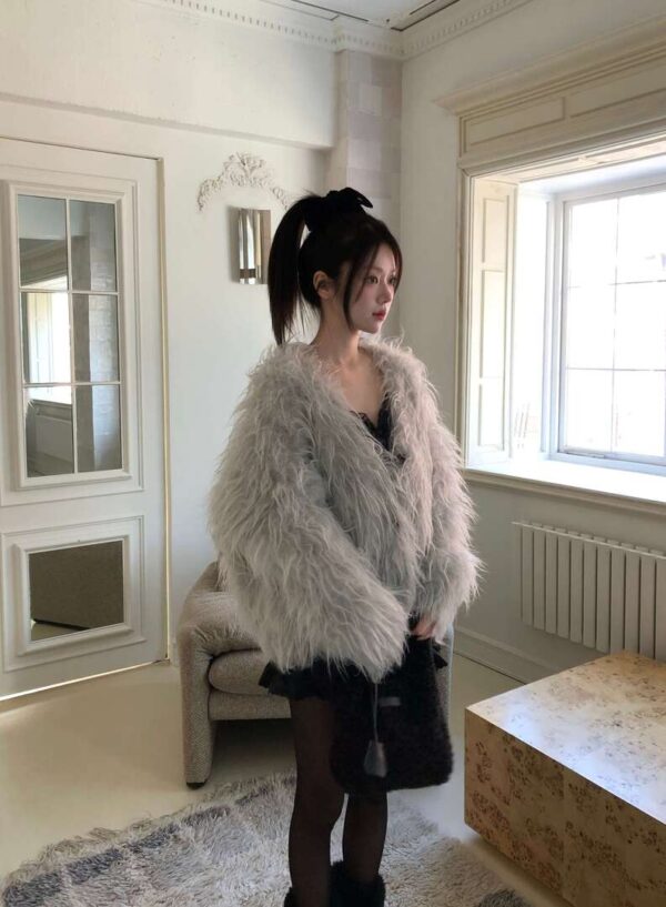 Z24 聖日耳曼的軟長絨毛針織外套