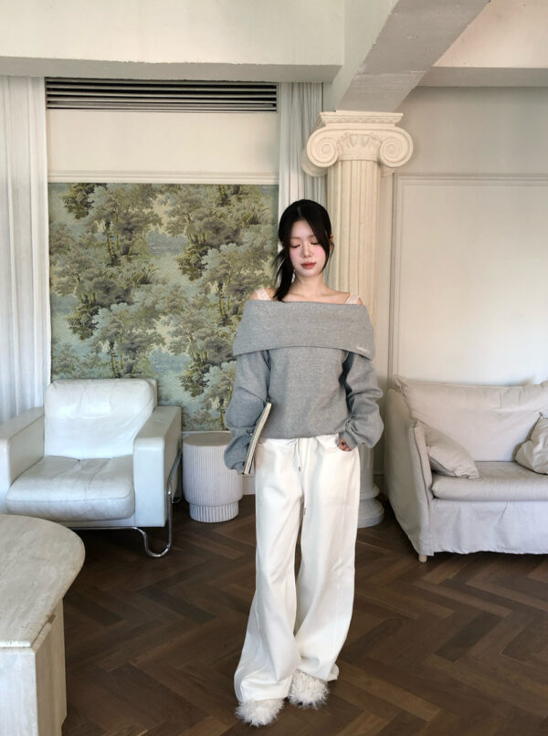 1 (47) Z23 Delis黛莉絲法式顯瘦直筒棉褲