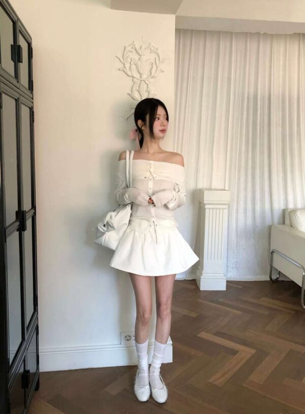 1 (55) Z12 Scarlett斯嘉麗的牛仔小蓬裙