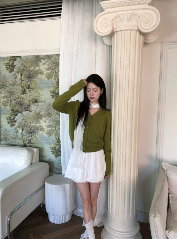 1 (6) Z33 Neil妮爾的小捲邊薄長袖外套