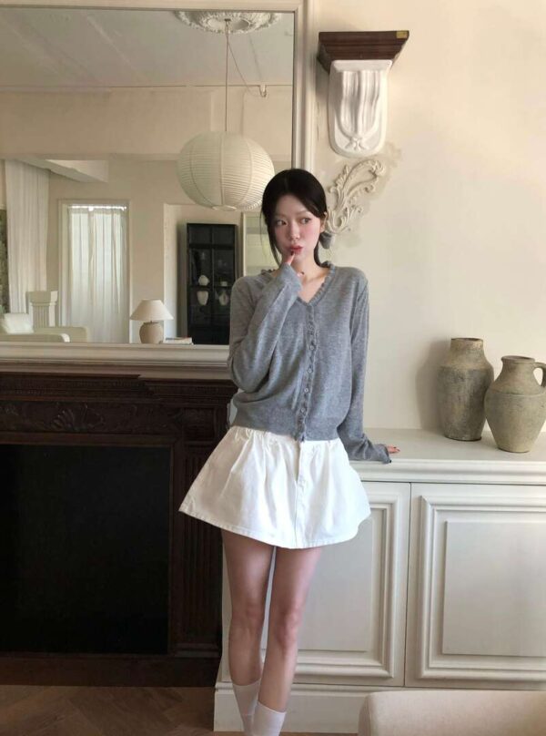 1 (62) Z33 Neil妮爾的小捲邊薄長袖外套