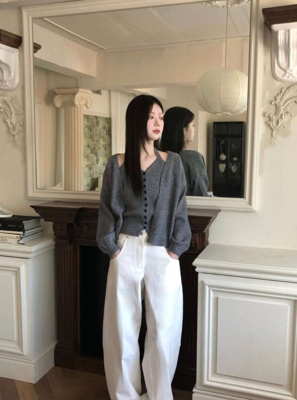 1 (63) Z43 Eleanor艾莉諾的設計師直筒長褲