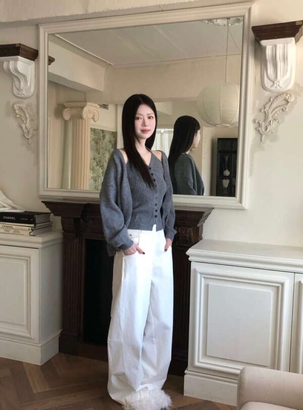 1 (64) Z43 Eleanor艾莉諾的設計師直筒長褲