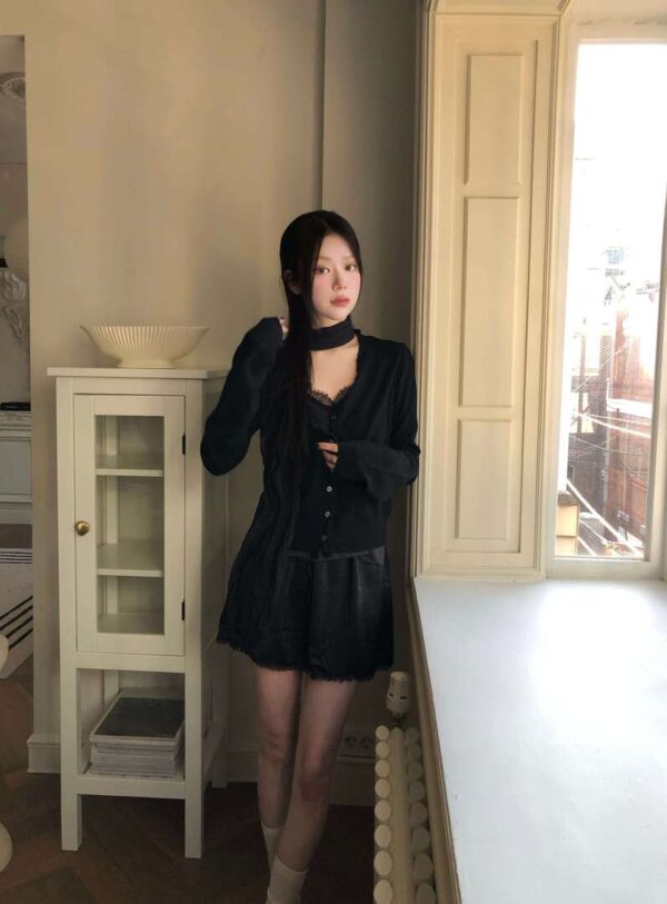 1 (68) Z33 Neil妮爾的小捲邊薄長袖外套