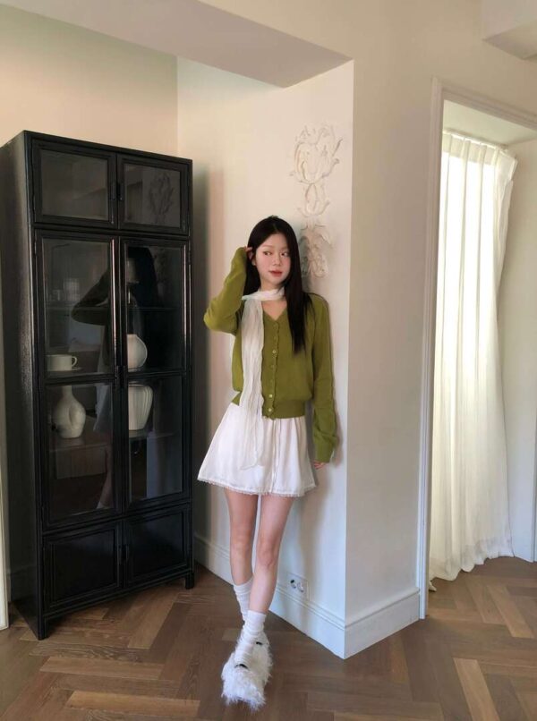 1 (8) Z33 Neil妮爾的小捲邊薄長袖外套