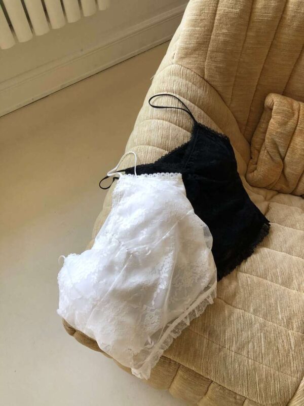 Z10 布里安妮的精緻小花蕾絲bra top背心