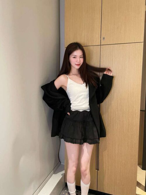 Z02 Grasse格拉斯的夏日蕾絲蝴蝶結bra top背心