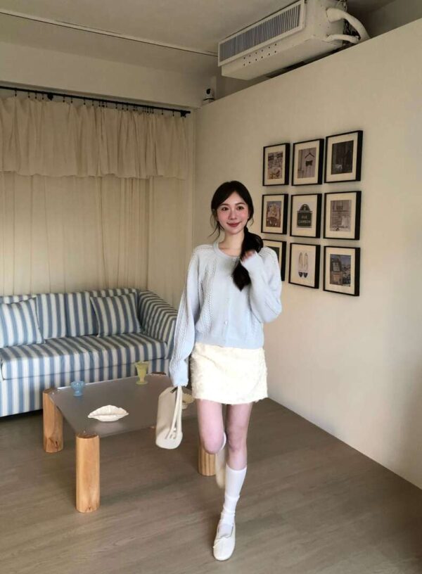 AB05 Elbino艾爾比諾的經典小羽毛短裙