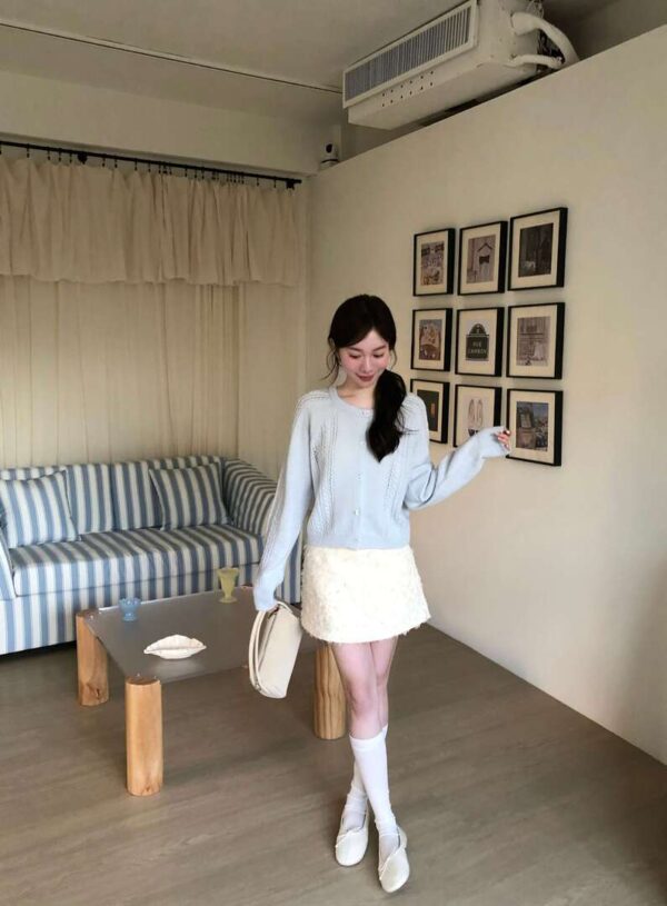 AB05 Elbino艾爾比諾的經典小羽毛短裙