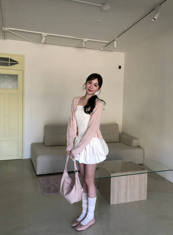 AB17 Chris克麗絲的精緻柔軟針織衫薄外套