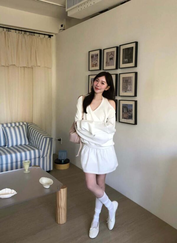 AB15 Vera薇拉的下午茶氣質蕾絲短裙