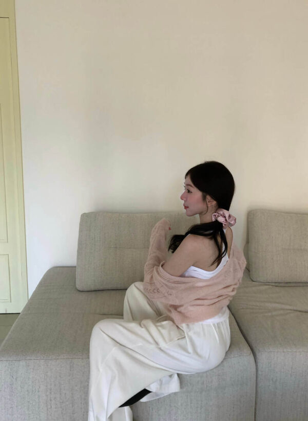 AB21 Annasie安娜西的削肩挖背天絲棉背心