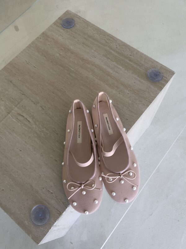 AB46 Nora諾拉珍珠粉色瑪莉珍鞋鞋