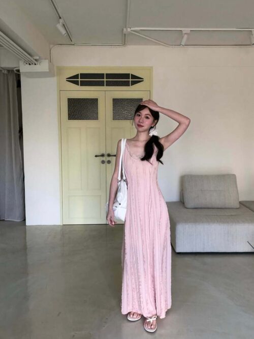 AB13 Heidi海蒂的巴黎浪漫假期柔軟布蕾絲長洋