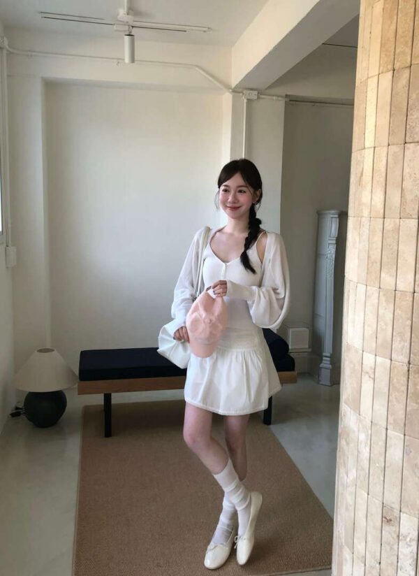 AB15 Vera薇拉的下午茶氣質蕾絲短裙