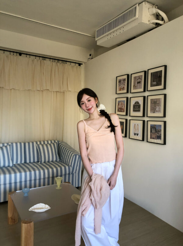 AB18 凡爾賽的玫瑰園法式蕾絲背心