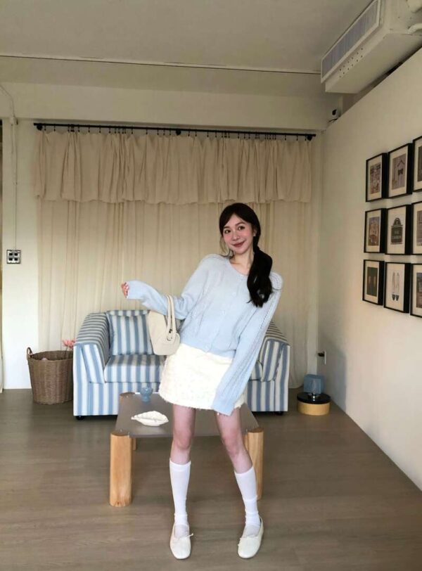 AB05 Elbino艾爾比諾的經典小羽毛短裙