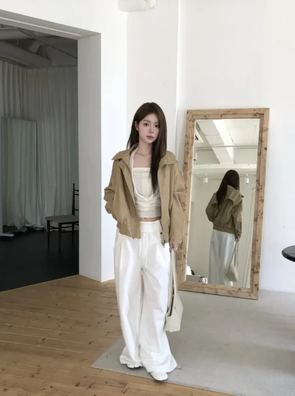 AD04 Sylvie希爾薇的柔霧復古法式夾克