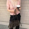 AD10 Capucine卡普辛的草莓玫瑰開扣露肩針織外套