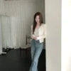 AD01 Odélia歐黛莉亞的柔花蕾絲曲線背心