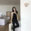 AD26 Mélisande梅莉桑德的修身微喇叭褲