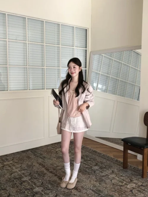 AD20 Clémence克萊蒙絲霧感薄夾克風衣外套