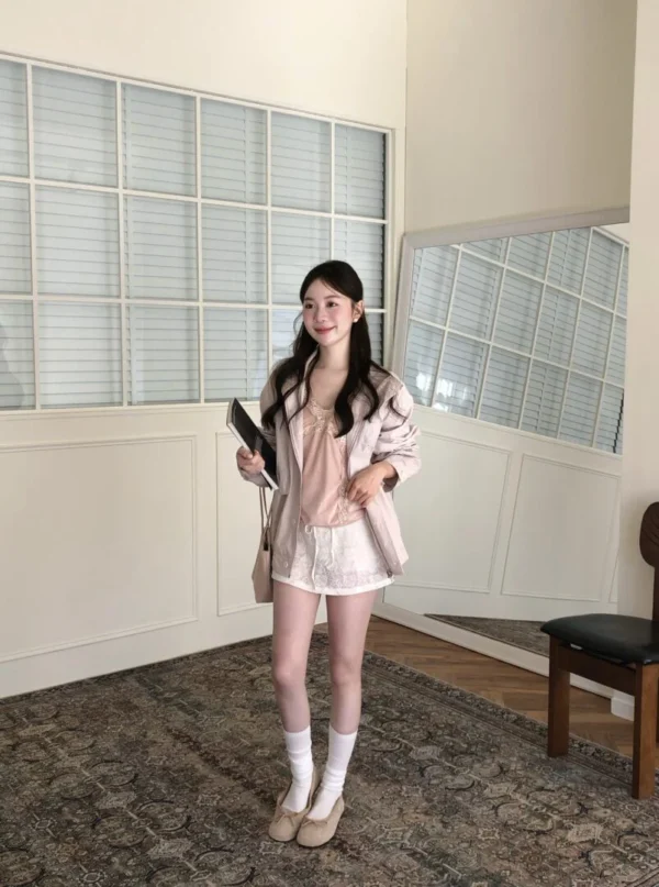 AD20 Clémence克萊蒙絲霧感薄夾克風衣外套