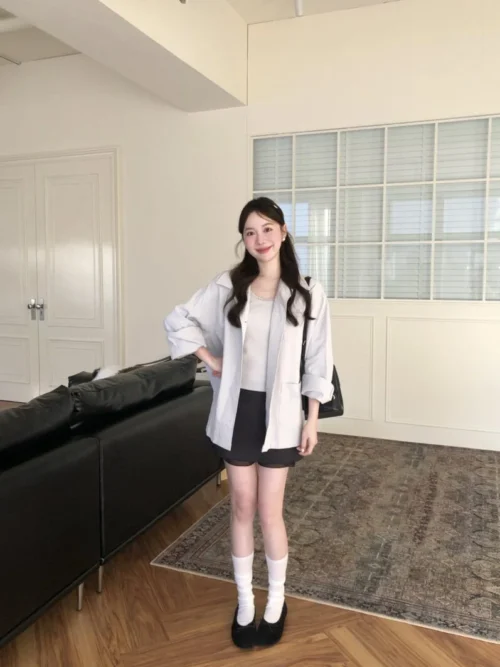 AD32 Céline賽琳娜俐落中長外套