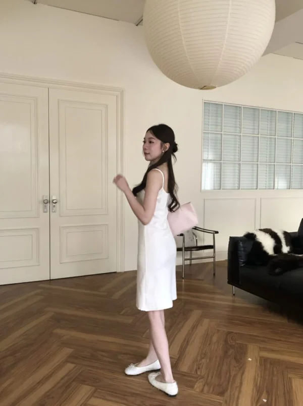 AD11 Bayeux巴約小蕾絲蝴蝶結洋裝