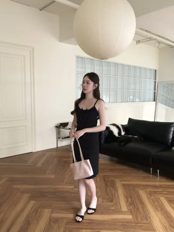 AD11 Bayeux巴約小蕾絲蝴蝶結洋裝