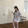 AD20 Clémence克萊蒙絲霧感薄夾克風衣外套