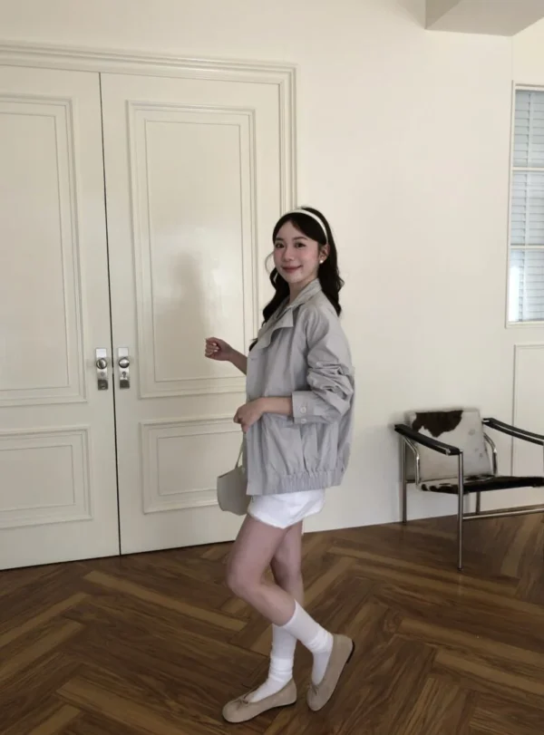 AD20 Clémence克萊蒙絲霧感薄夾克風衣外套