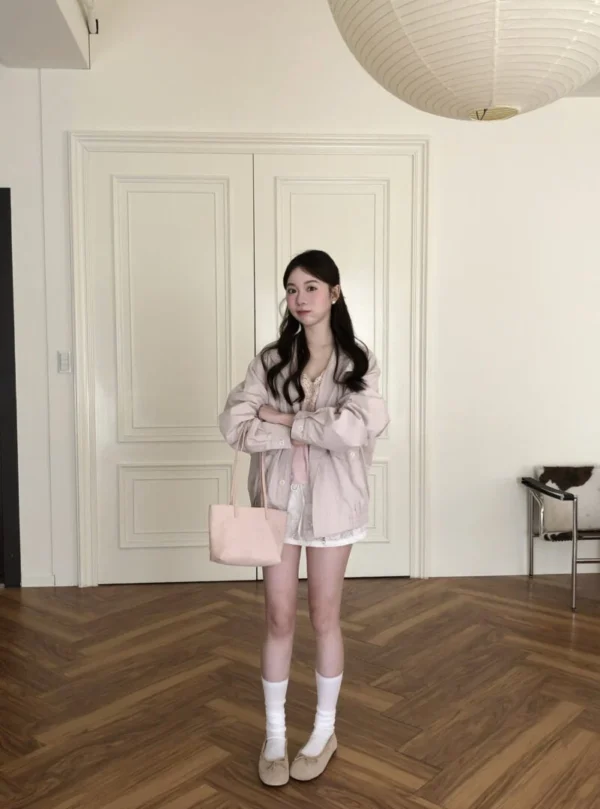 AD20 Clémence克萊蒙絲霧感薄夾克風衣外套